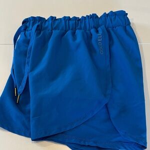 Women's Blue Athletic Running Shorts